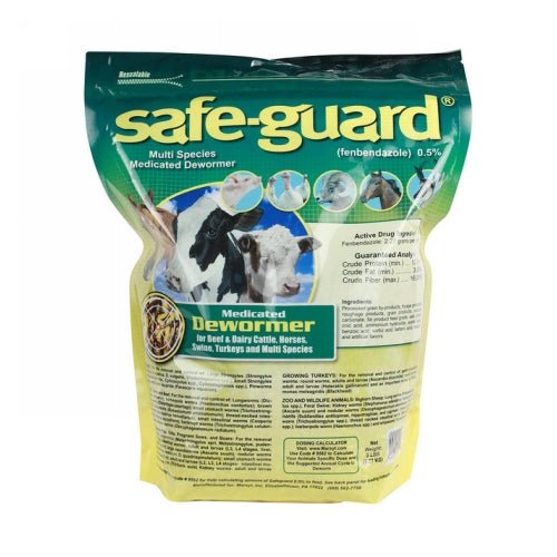 Safe-Guard, Safe-Guard 0.5% Multi-Species Dewormer Pellets, 5 Lbs