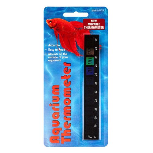 San Francisco Bay Brand, LCR Hallcrest Liquid Crystal Aquarium Thermometer Horizontal