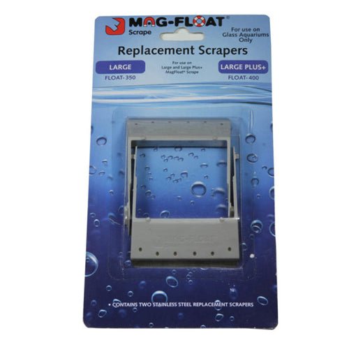 San Francisco Bay Brand, Mag-Float Replacement Scrapers for Glass Aquariums, Grey/White