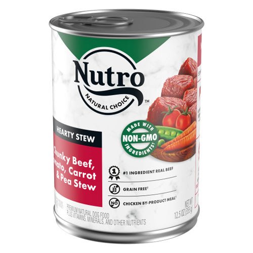 San Francisco Bay Brand, Nutro Products Natural Choice Hearty Stew Wet Dog Food, Chunky