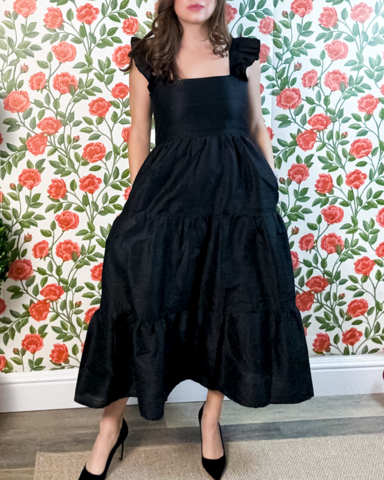 THE CHARLESTON DRESS MIDNIGHT SILK