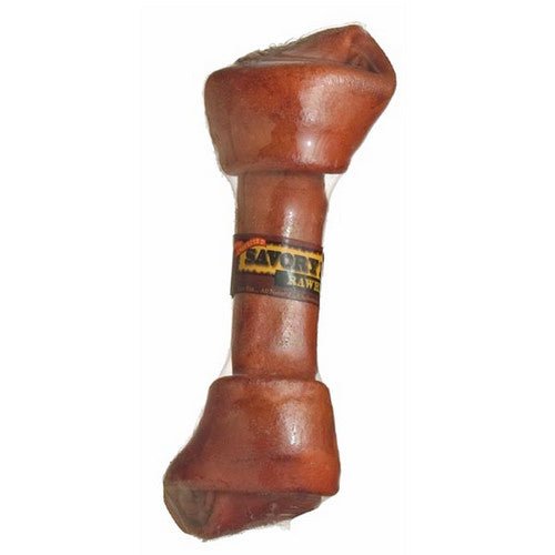 Savory Prime, Supreme Knotted Rawhide Bones Bulk, Beef, 1 Count / 8-9 Inches