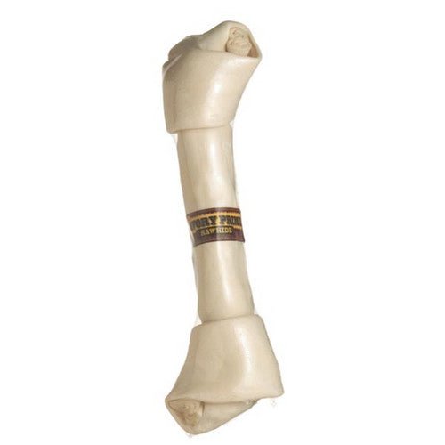 Savory Prime, Supreme Knotted Rawhide Bones Bulk, Natural, 1 Count / 11-12 Inches