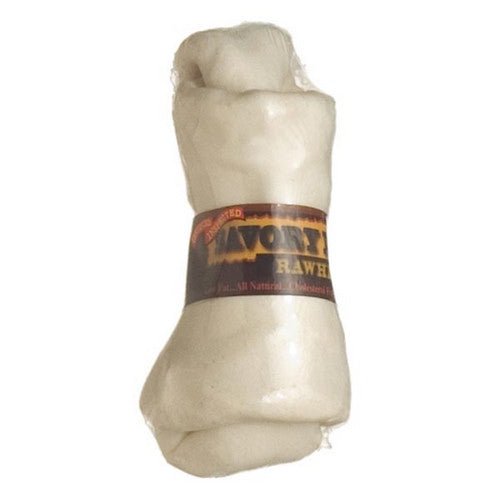 Savory Prime, Supreme Knotted Rawhide Bones Bulk, Natural, 1 Count / 4-5 Inches