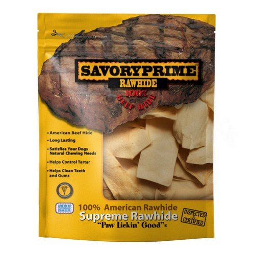 Savory Prime, Supreme Rawhide Chips Chicken, 1 Count / 1 Lb
