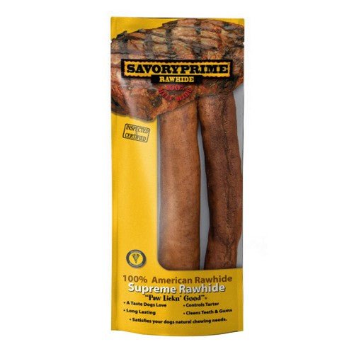 Savory Prime, Supreme Rawhide Retriever Roll Beef, 2 Count / 10 Inches (Log)