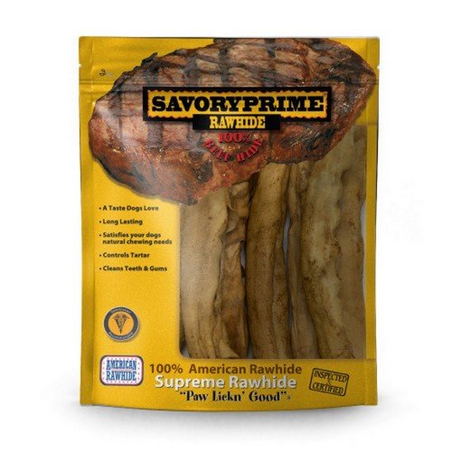 Savory Prime, Supreme Rawhide Retriever Roll Chicken, 7 Count (4.8 Oz / Log)