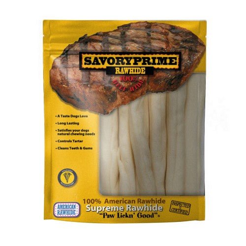 Savory Prime, Supreme Rawhide Retriever Roll Natural, 7 Count (4.8 Oz / Log)