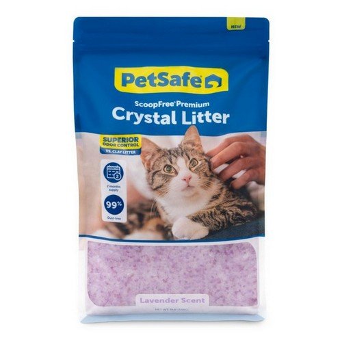 ScoopFree, ScoopFree Premium Crystal Cat Litter, Lavender, 8 Lbs