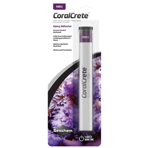 Seachem, Seachem Laboratories CoralCrete Epoxy Adhesive, Purple, 1 Each/4 Oz