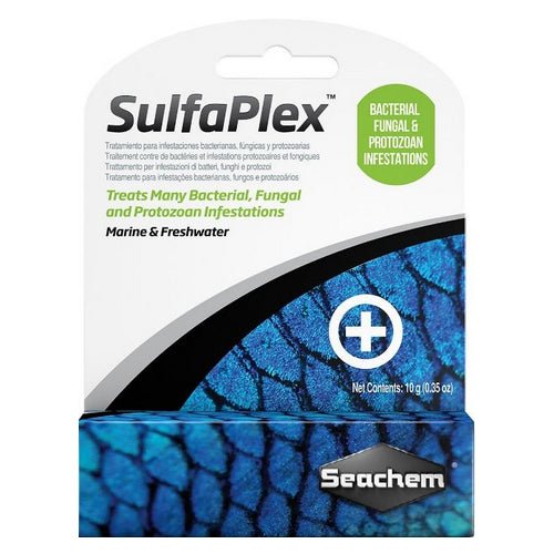 Seachem, Sulfaplex Bacterial, Fungal and Protozoan Treatment, 0.4 oz