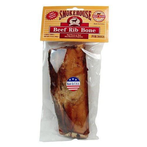 Smokehouse Beef Rib Bone Natural 6″ Long Dog Treat 1 count by Smokehouse