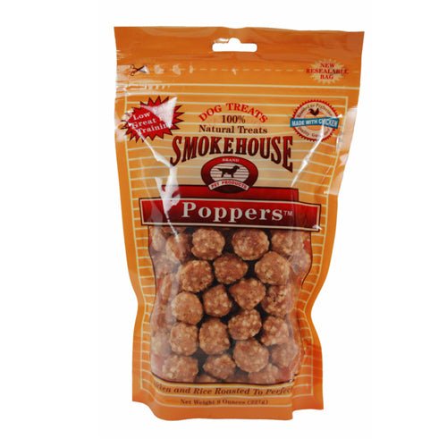 Smokehouse, Chicken Poppers Dog Treat, 8 Oz