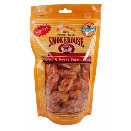Smokehouse, Smokehouse Chicken and Sweet Potato Combo Natural Dog Treat, 8 oz