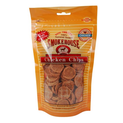 Smokehouse, Smokehouse Chicken Chips Dog Treat, 1 Each/SM, 4 Oz