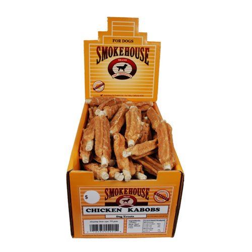 Smokehouse, Smokehouse Chicken Kabobs Dog Treats, 70ea/Display, 70 Count (Count of 70)