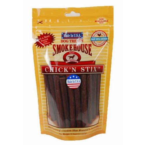 Smokehouse, Smokehouse Chick’n Stix Dog Treats, 8 oz