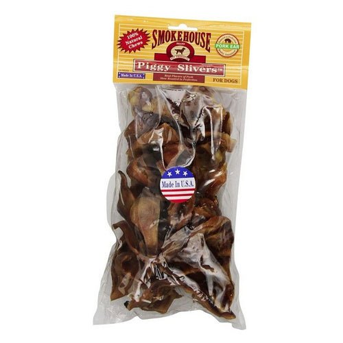 Smokehouse, Smokehouse Piggy Slivers Natural Dog Treat, 24 count
