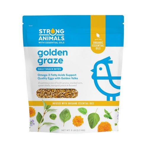 Strong Animals, Golden Graze Poultry Snack Bites, 5 Lbs