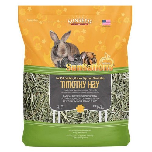 Sunseed, Sunseed SunSations Natural Timothy Hay, 56 oz