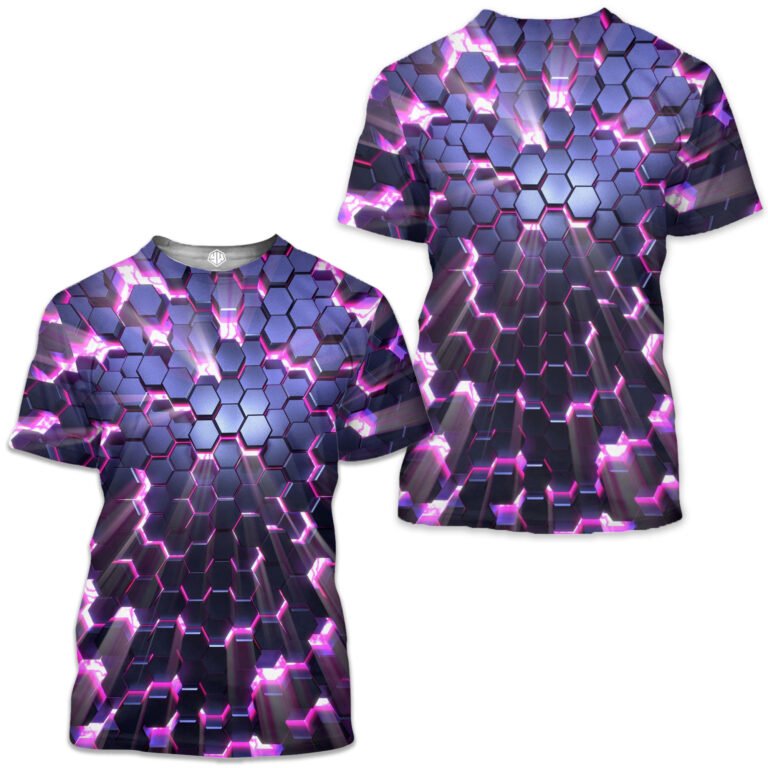 T-shirt 3d Print 3d Rivet Mesh Short Sleeve Casual Tops Sportswear Sports