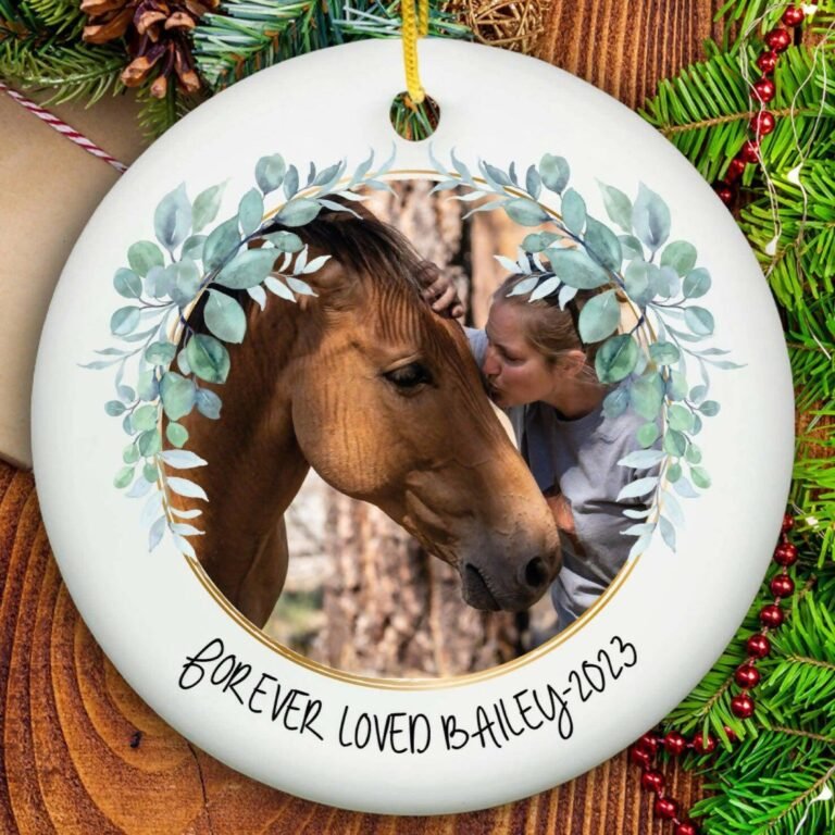 Horse Memorial Ornament – Ceramic