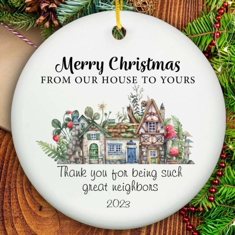 Neighbor Christmas Ornament – Ceramic
