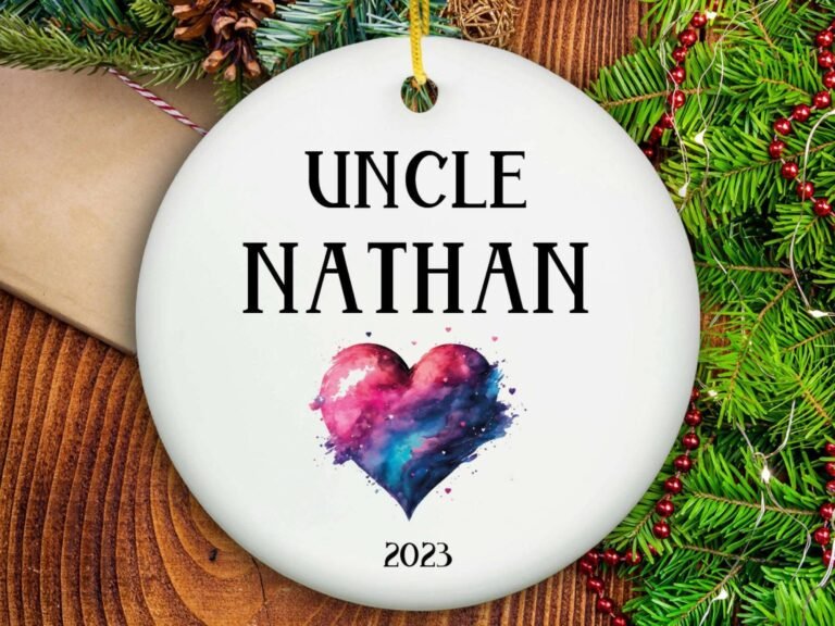 Uncle Christmas Ornament – Ceramic