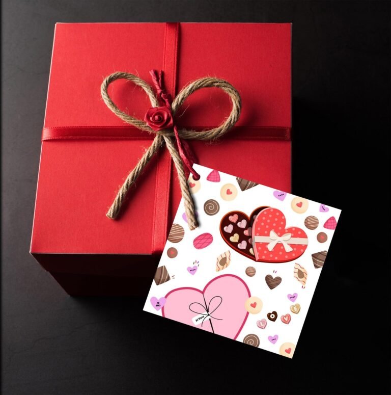 Valentine’s Day Cards: Valentine’s Sweets and Candy Illustrated