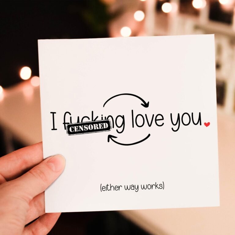 You are my F-ing Person – Funny Love & Friendship Card