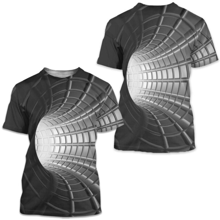 Tee T Shirt 3d Print Graphic Optical Illusion Print Short Sleeve Daily Tops Basic Designer