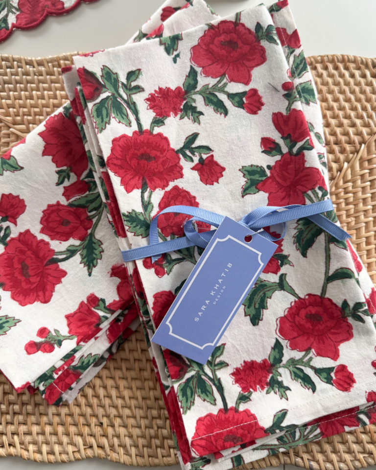 ROUGE GARDEN NAPKINS