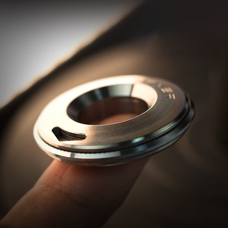 Tiroler:Titanium Curve Measure Ring