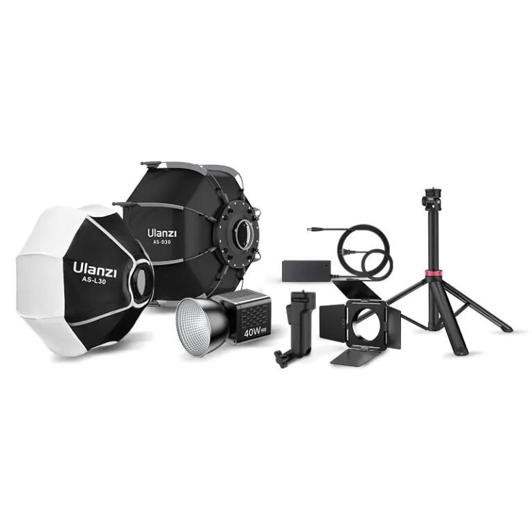 Ulanzi 40W tragbare LED-Videoleuchte Bundle