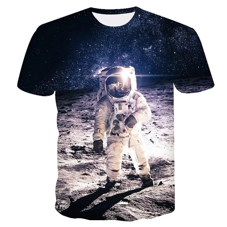 Unisex Tee T Shirt 3d Print Graphic Prints Astronaut Casual Tops Basic Fashion