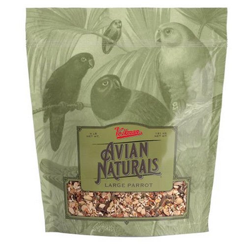 Volkman Seed Company, Avian Naturals Large Parrot Bird Food, 1 Count / 4 Lbs
