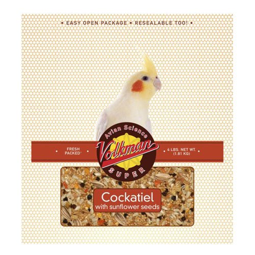 Volkman Seed Company, Volkman Seed Company Avian Science Super Cockatiel Bird Treat with — Sunflower 1 Each 20 Lb