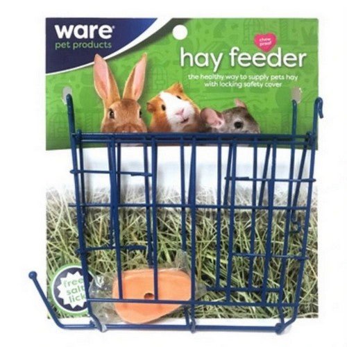 Ware Manufacturing, Hay Small Animal Feeder With Salt Lick, 1 Count