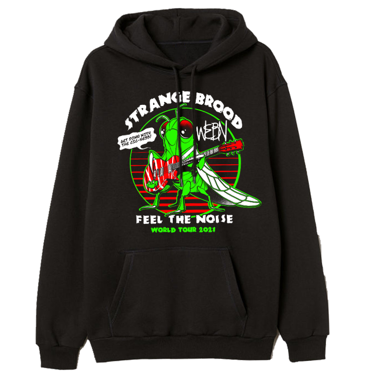 Webn Cicadas Unisex Hoodie Strange Brood Feel The Noise
