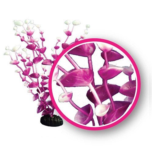 Weco, Weco Products Dream Series Tulips Aquarium Plant, Magenta, 1 Each/6 in