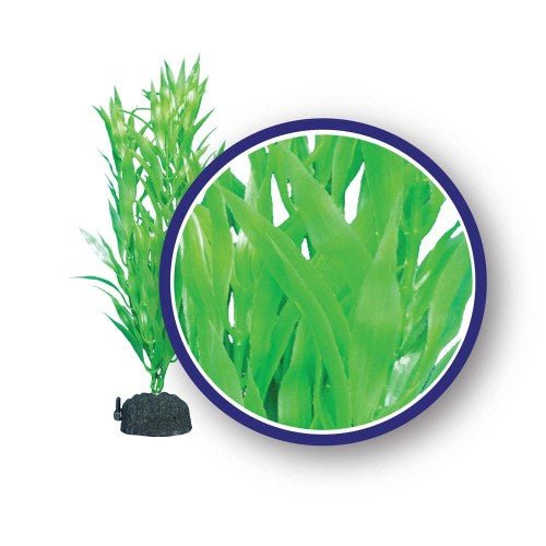 Weco, Weco Products Freshwater Series Bamboo Leaf Aquarium Plant, Green, 1 Each/9 in
