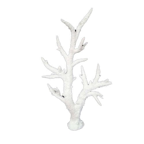 Weco, Weco Products South Pacific Coral Staghorn Tall Ornament, White, 1 Each/Medium