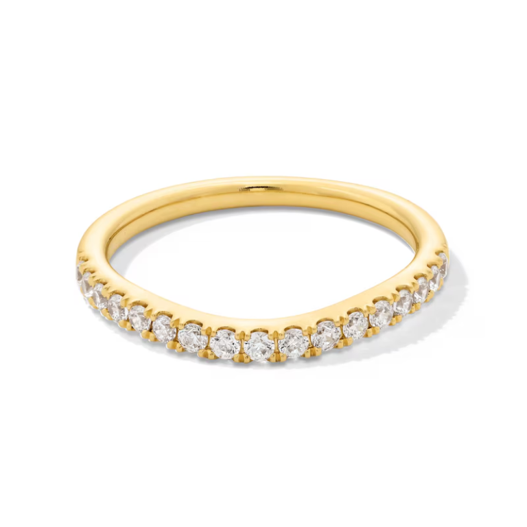 14K Gold 0.3CT.T.W. Round Lab Created Diamond Custom Wedding Ring 3EX IGI Certified