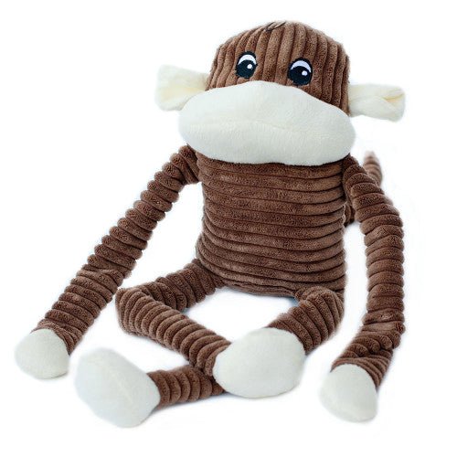 ZippyPaws, ZippyPaws Spencer the Crinkle Monkey Dog Toy, Brown, 1 Each/XL